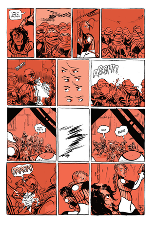 Illustration for article titled Read a preview of a groovy manga-influenced Martian horror graphic novel